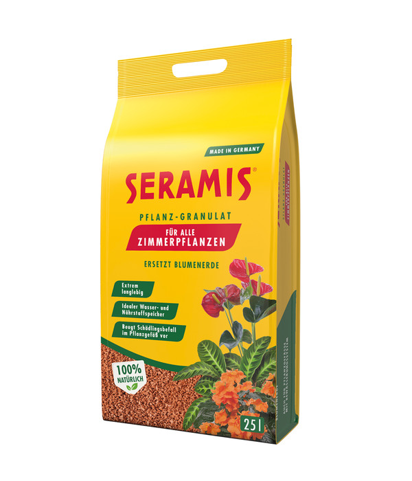SERAMIS® 2x 12,5L Pflanz-Granulat Beet- & Kübelpflanzen Garten Wachstum Balkon 