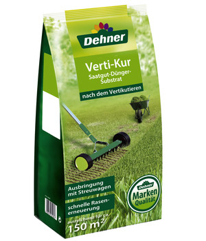 2 x 300 g Dehner Rasen-Nachsaat 600 g für ca 24 qm 